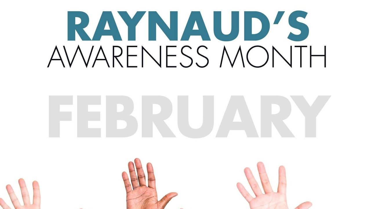 Raynaud's awareness month February banner
