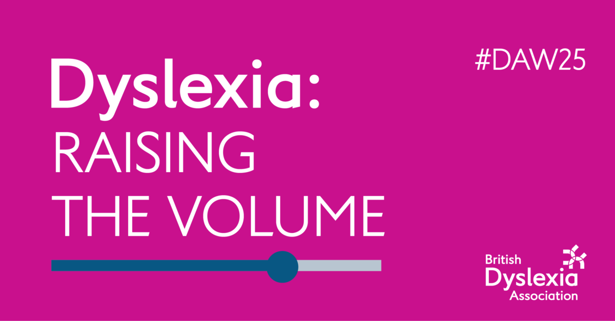 Dyslexia awareness week poster