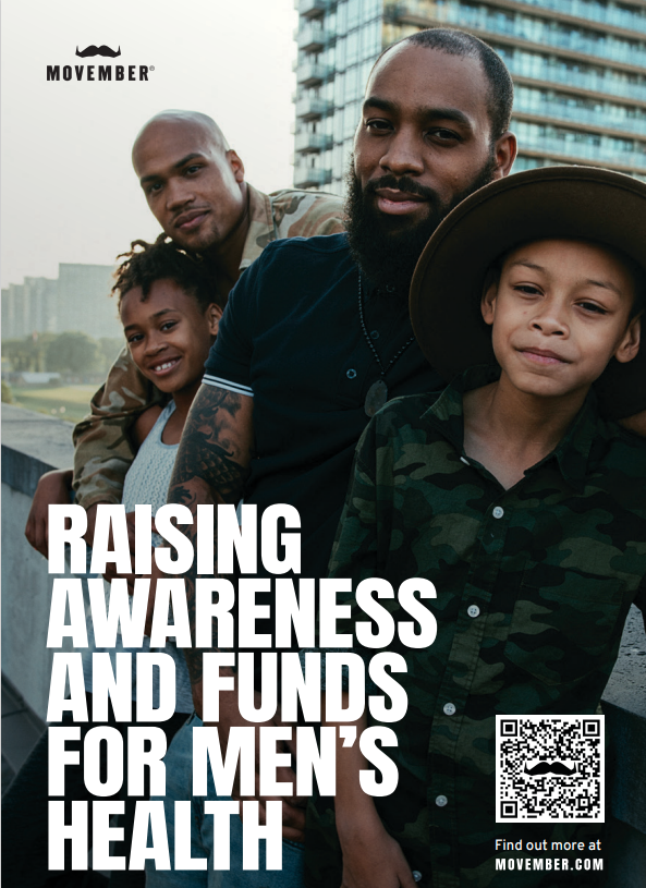 Raise Awareness and Funds for Men's Health poster