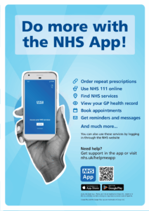 Do more with the NHS app poster