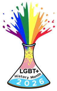 LGBT+ History month logo 2026