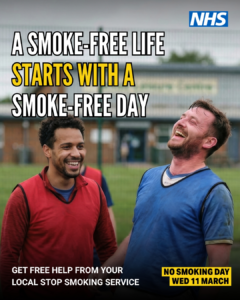 A smoke free life starts with a smoke free day poster