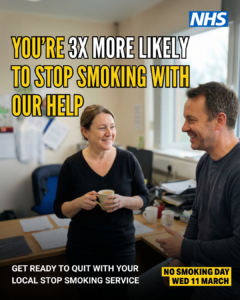 A smoke free life starts with a smoke free day poster