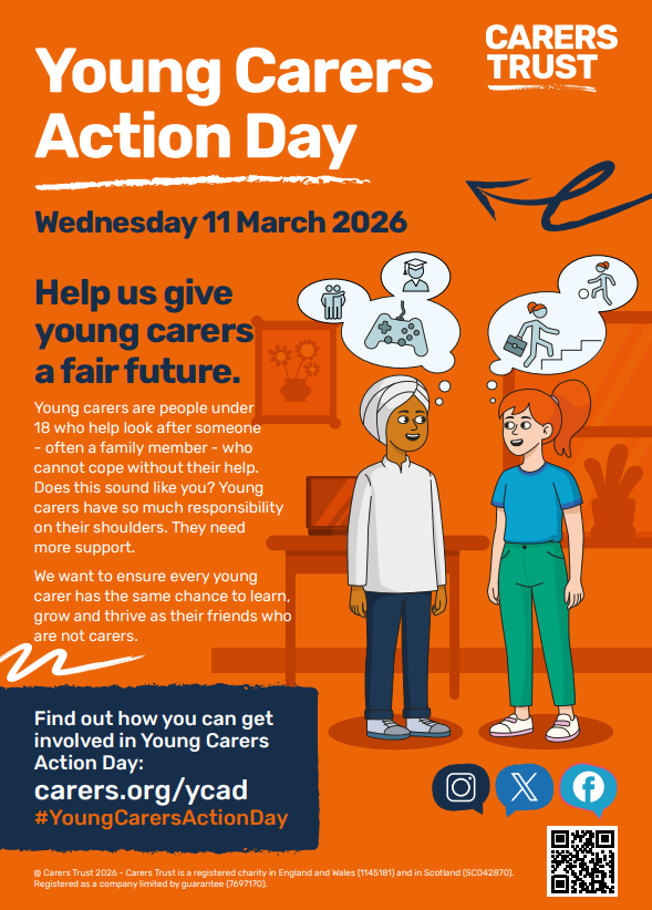 Young carers action day poster