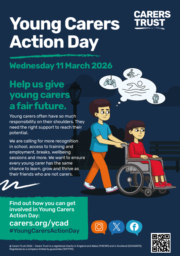Young carers action day poster